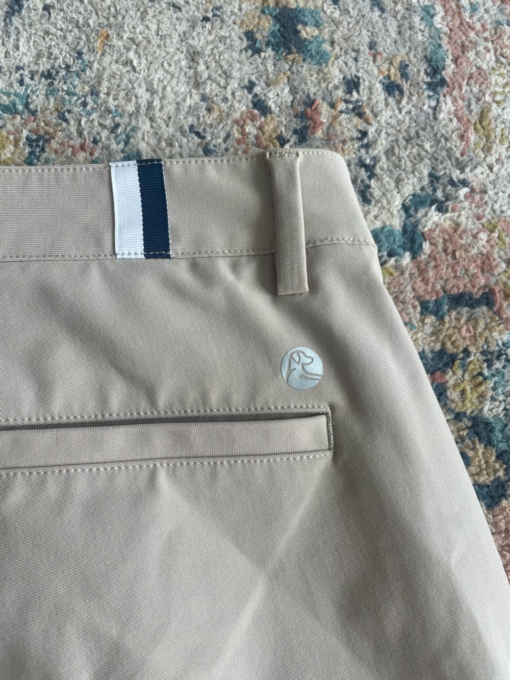 Rhoback Looper Delta Short - 32 “latte” khaki color - Picture 6 of 7